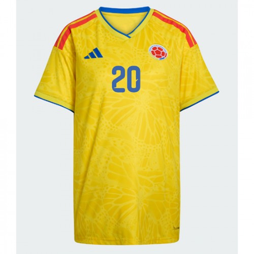 Colombia Richard Rios #6 Replika Hemmatröja Damer VM 2026 Kortärmad